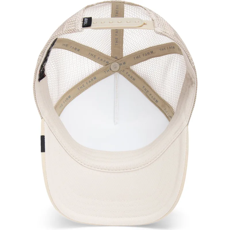 cappellino-trucker-beige-per-bambino-orsetto-cuddle-time-chroma-wave-the-farm-di-goorin-bros