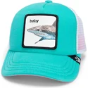 cappellino-trucker-blu-e-bianco-per-bambino-squalo-baby-do-do-doodoo-doodoo-the-farm-di-goorin-bros