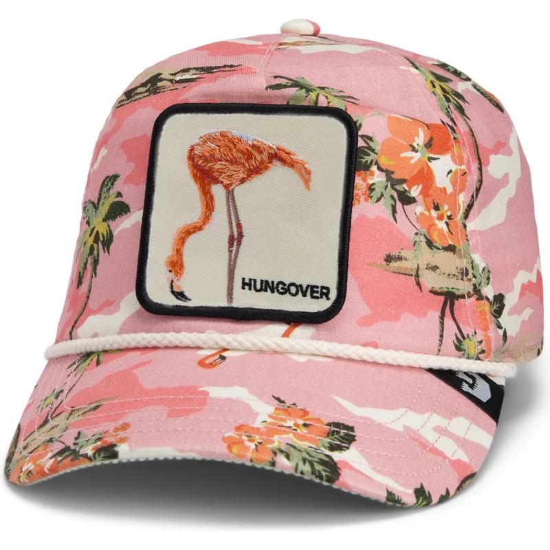 gorra-krum-lyserod-snapback-flamingo-flyder-floater-randy-souse-git-salty-rim-the-farm-af-goorin-bros