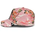 gorra-curva-rosa-snapback-galleggiante-fenicottero-floater-randy-souse-git-salty-rim-the-farm-di-goorin-bros