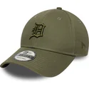 casquette-courbee-verte-ajustable-avec-logo-vert-9forty-colour-pack-detroit-tigers-mlb-new-era