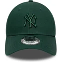 cappello-curvo-verde-regolabile-con-logo-verde-9forty-colour-pack-dei-new-york-yankees-mlb-di-new-era