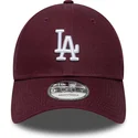 cappellino-curvo-granata-regolabile-9forty-colour-pack-dei-los-angeles-dodgers-mlb-di-new-era
