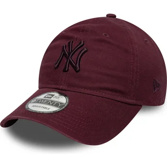 Cappellino curvo granata regolabile 9TWENTY Colour Pack dei New York Yankees MLB di New Era
