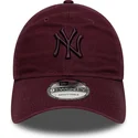 casquette-courbee-grenat-ajustable-9twenty-colour-pack-new-york-yankees-mlb-new-era