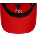 cappellino-curvo-rosso-regolabile-con-logo-rosso-9twenty-colour-pack-dei-new-york-yankees-mlb-di-new-era