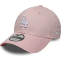 cappellino-rosa-con-visiera-curva-regolabile-9forty-colour-pack-dei-los-angeles-dodgers-mlb-di-new-era