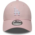 cappellino-con-visiera-curva-rosa-regolabile-9forty-colour-pack-dei-los-angeles-dodgers-mlb-di-new-era