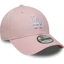 cappellino-rosa-con-visiera-curva-regolabile-9forty-colour-pack-dei-los-angeles-dodgers-mlb-di-new-era