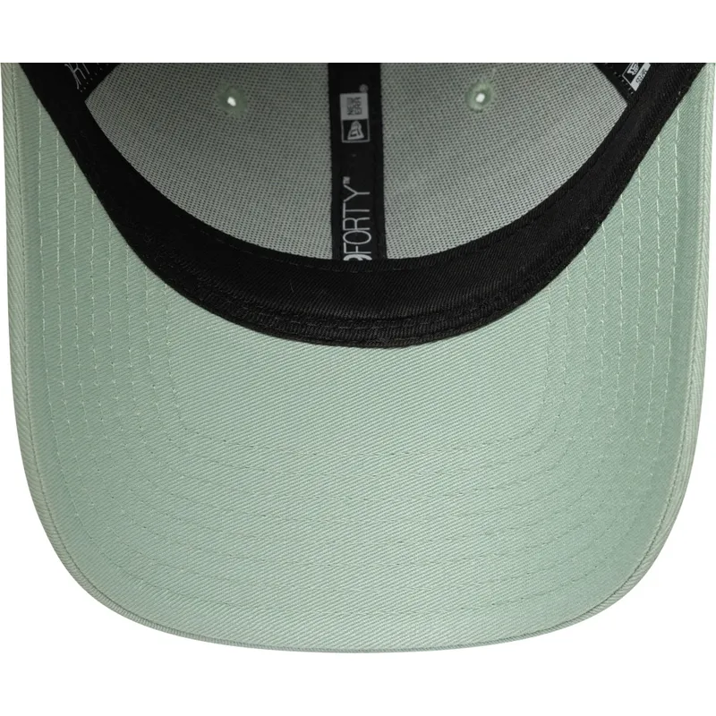 cappellino-con-visiera-curva-verde-chiaro-regolabile-con-logo-verde-9forty-colour-pack-dei-los-angeles-dodgers-mlb-di-new-era