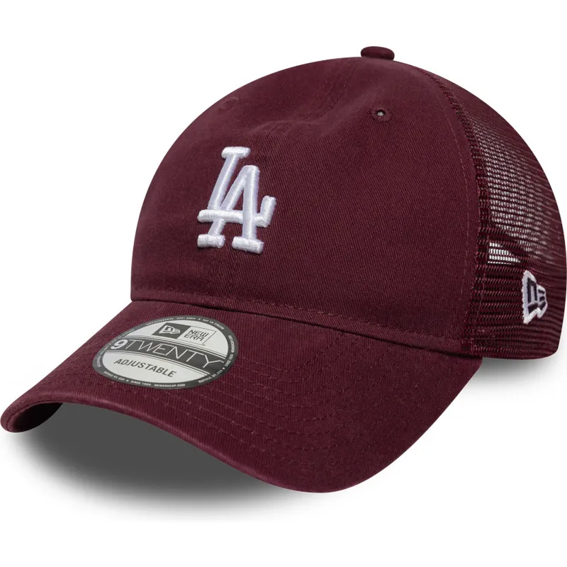 trucker-cap-weinrot-9twenty-colour-pack-los-angeles-dodgers-mlb-von-new-era