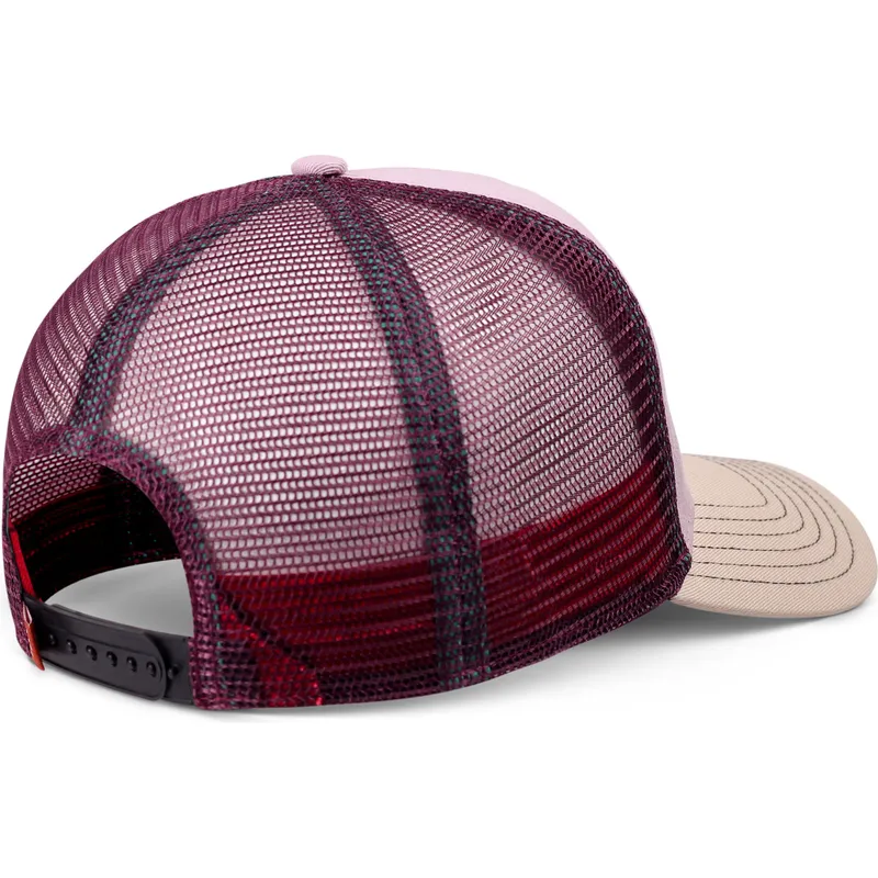 trucker-kasket-pink-og-beige-club-morocco-hft-fra-coastal