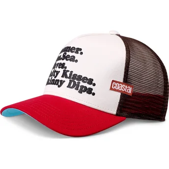 Czapka trucker niebieska Summer Sun Sea Waves Salty Kisses Skinny Dips HFT od Coastal