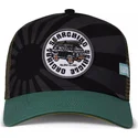nijima-island-hft-sort-og-gron-trucker-kasket-fra-coastal