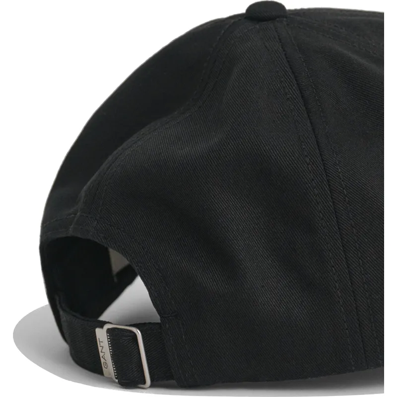 czarna-regulowana-czapka-z-daszkiem-shield-cotton-twill-black-marki-gant
