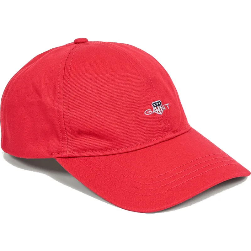 czerwona-regulowana-czapka-z-daszkiem-shield-cotton-twill-ruby-red-od-gant