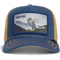 cappellino-trucker-blu-marino-aquila-born-free-wild-heart-the-farm-di-goorin-bros