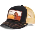 trucker-kasket-sort-hest-easy-rider-wild-heart-the-farm-fra-goorin-bros