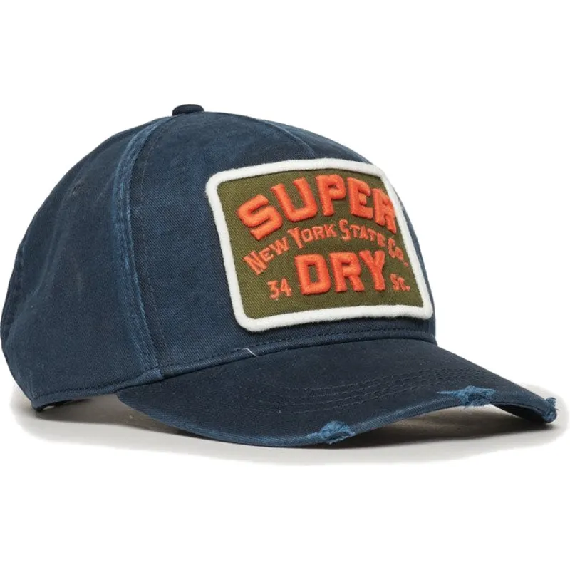 superdry-verstellbare-navy-graphic-kappe-mit-gebogenem-schirm-in-marineblau
