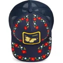 goorin-bros-farfalla-iperattiva-flora-fauna-the-farm-cappello-trucker-blu-navy