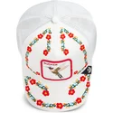 goorin-bros-kolibri-suger-nodvendig-nektar-flora-fauna-the-farm-hvid-trucker-kasket
