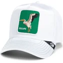 czapka-trucker-biala-goorin-bros-pelican-bird-escape-not-into-yoga-great-escape-the-farm
