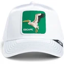 czapka-trucker-biala-goorin-bros-pelican-bird-escape-not-into-yoga-great-escape-the-farm