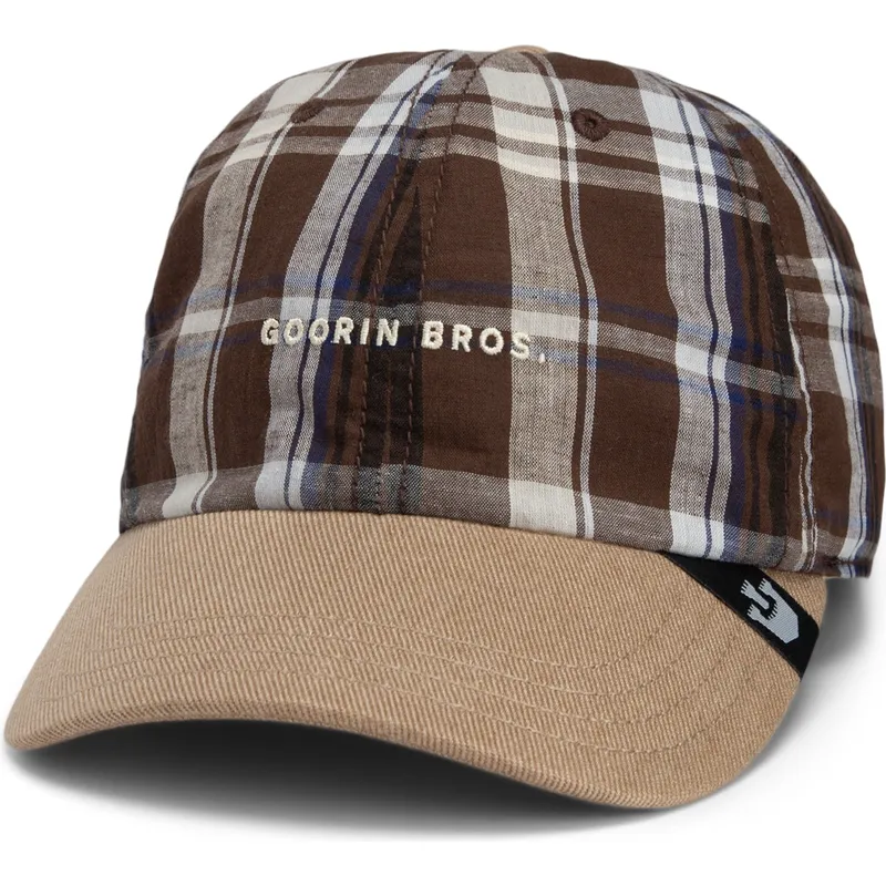 goorin-bros-bojet-skygge-sporg-din-mor-papa-kasket-madras-garden-brun-snapback-kasket