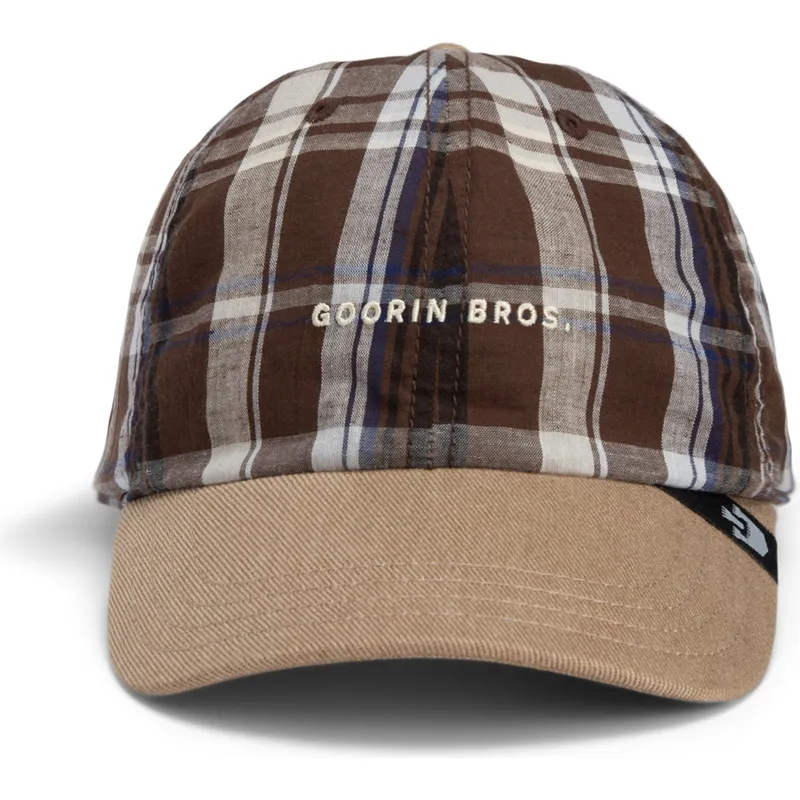 goorin-bros-bojet-skygge-sporg-din-mor-papa-kasket-madras-garden-brun-snapback-kasket