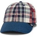 goorin-bros-raised-in-a-barn-papa-cap-madras-the-farm-navy-blue-and-red-snapback-cap