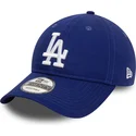 cappellino-curvo-blu-regolabile-9twenty-league-essential-dei-los-angeles-dodgers-mlb-di-new-era