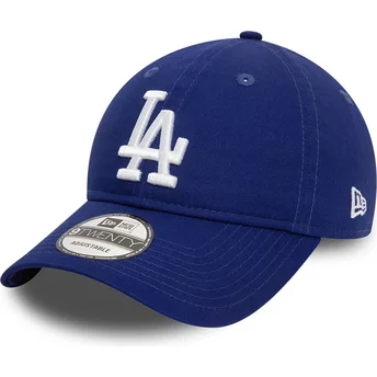 Verstellbare blaue 9TWENTY League Essential Kappe der Los Angeles Dodgers MLB von New Era.