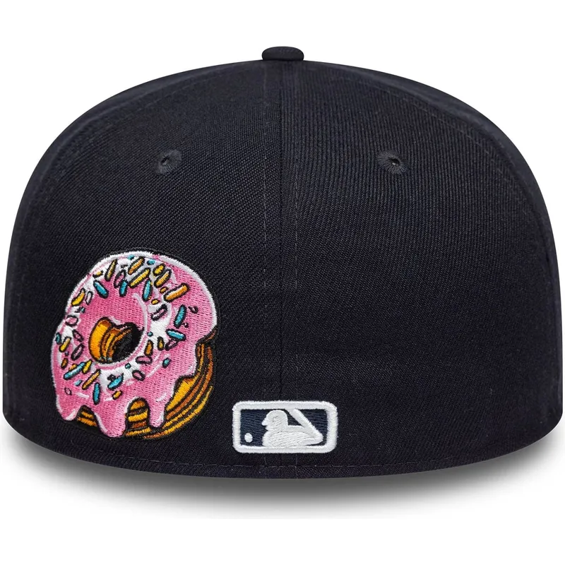cappello-piatto-blu-marino-chiuso-59fifty-food-icon-dei-new-york-yankees-mlb-di-new-era