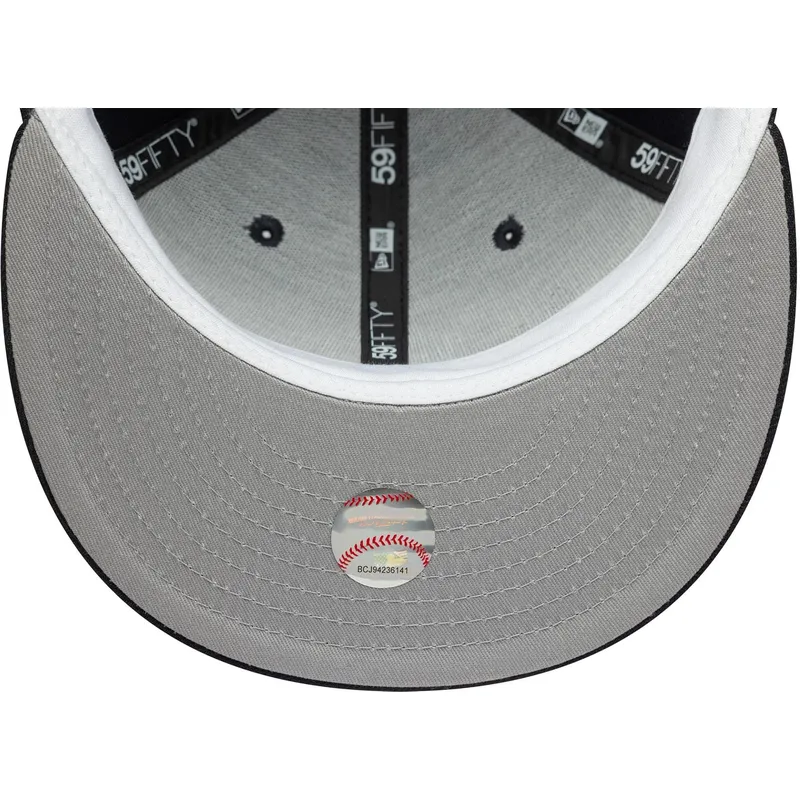 marineblaue-angepasste-59fifty-food-icon-flatcap-der-new-york-yankees-mlb-von-new-era