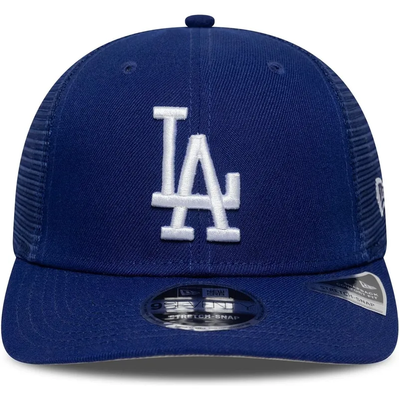 trucker-cap-blau-9seventy-stretch-snap-der-los-angeles-dodgers-mlb-von-new-era