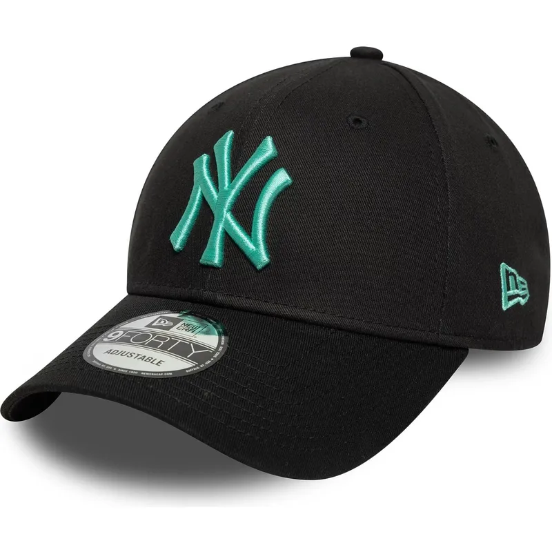 cappellino-nero-regolabile-con-visiera-curva-e-logo-blu-9forty-league-essential-dei-new-york-yankees-mlb-di-new-era