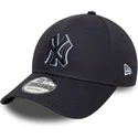 cappellino-visiera-curva-blu-marino-regolabile-con-logo-blu-marino-9forty-team-outline-di-new-york-yankees-mlb-di-new-era