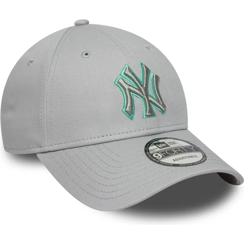 cappellino-curvo-grigio-regolabile-con-logo-grigio-9forty-team-outline-di-new-york-yankees-mlb-di-new-era