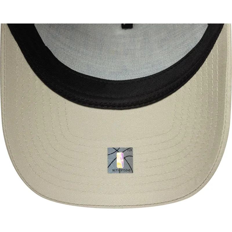 trucker-cap-beige-und-violett-e-frame-script-der-los-angeles-lakers-nba-von-new-era