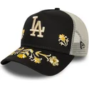 sort-trucker-cap-a-frame-floral-icon-los-angeles-dodgers-mlb-fra-new-era