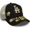 sort-trucker-cap-a-frame-floral-icon-los-angeles-dodgers-mlb-fra-new-era