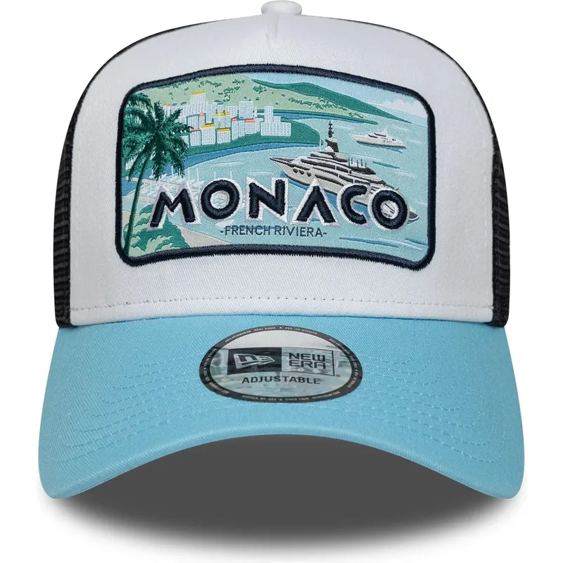 biala-czarna-i-niebieska-czapka-trucker-monaco-french-riviera-a-frame-summer-od-new-era
