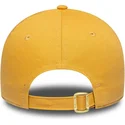 cappellino-curvo-giallo-regolabile-da-donna-9forty-logo-metallico-dei-los-angeles-dodgers-mlb-di-new-era