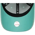 cappellino-curvo-verde-regolabile-da-donna-9forty-floral-towelling-los-angeles-dodgers-mlb-di-new-era