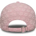 verstellbare-rosa-damen-cap-mit-gebogenem-schirm-9forty-floral-towelling-der-new-york-yankees-mlb-von-new-era