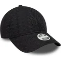 cappellino-nero-regolabile-con-visiera-curva-per-donna-con-logo-nero-9twenty-broderie-dei-new-york-yankees-mlb-di-new-era