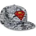 gorra-plana-negra-snapback-para-nino-9fifty-all-over-print-de-superman-dc-comics-de-new-era
