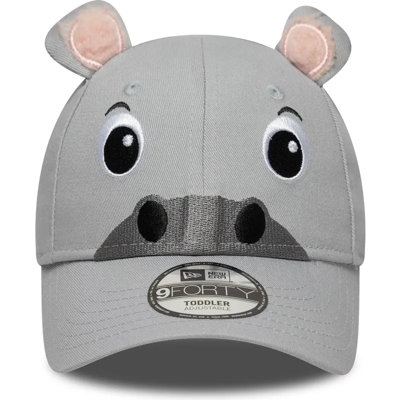 czapka-z-zakrzywionym-daszkiem-szara-regulowana-dla-dziecka-9forty-animal-marki-new-era