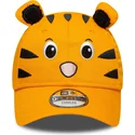 gorra-curva-naranja-ajustable-para-nino-9forty-animal-de-new-era