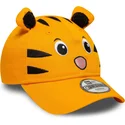 gorra-curva-naranja-ajustable-para-nino-9forty-animal-de-new-era